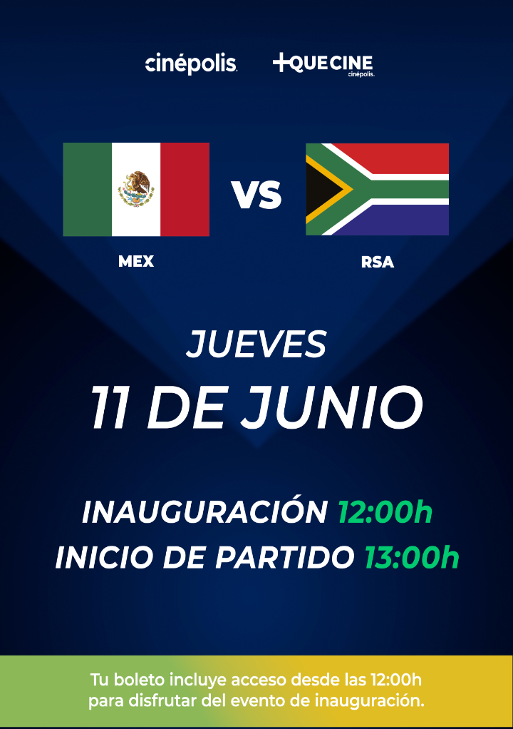 INAUGURACIÓN: MÉXICO VS SUDÁFRICA 