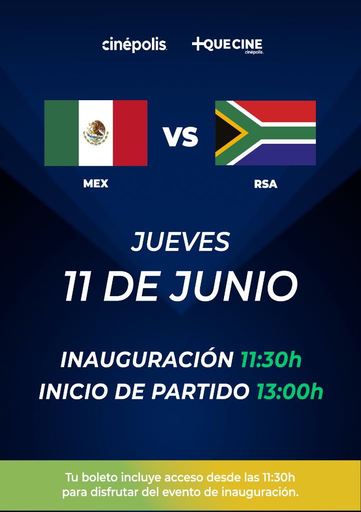 INAUGURACIÓN: MÉXICO VS SUDÁFRICA 