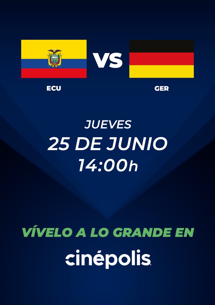 ECUADOR VS ALEMANIA